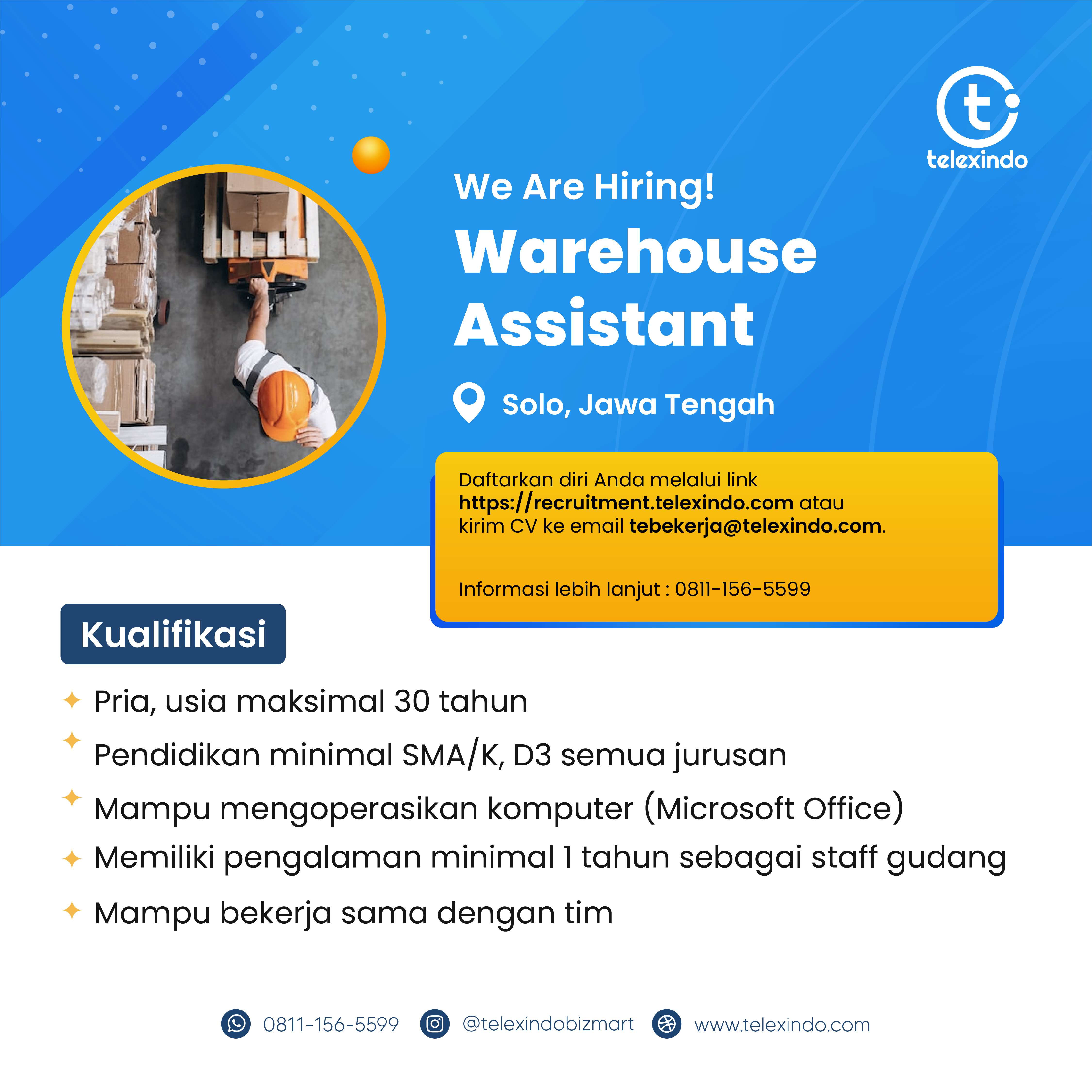 WAREHOUSE ASSISTANT